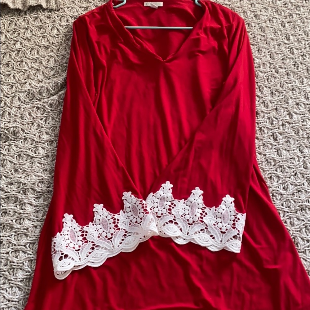 Red dress
